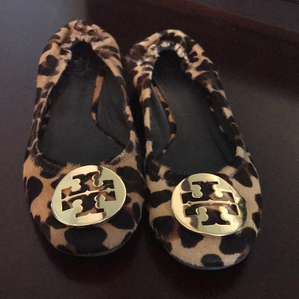 Tory Burch Reva Leopard flats